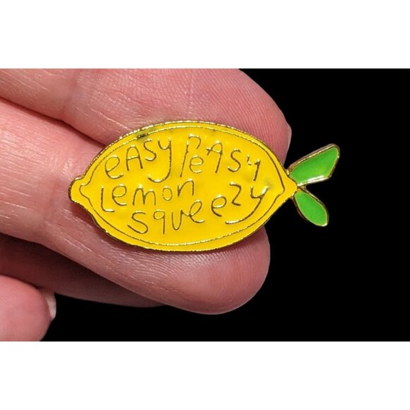 Easy Peasy Lemon Squeezy Pin - Picture 1 of 2